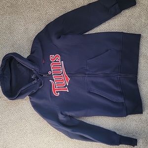 Nike Women's Minnesota Twins navy blue hoodie size m